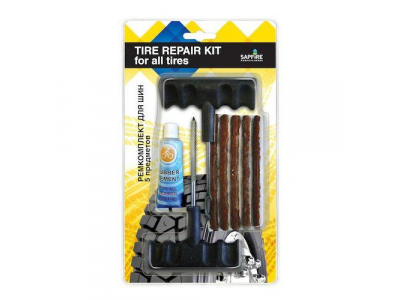 Ремкомплект для ремонта шин SAPFIRE 5 предметов