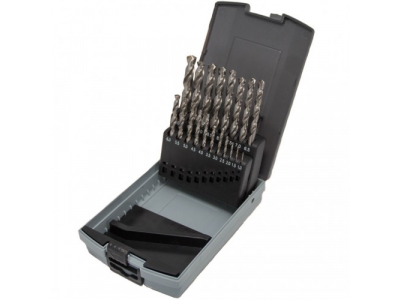 Набор сверл 1.0-10.0 х 0,5мм 19пр. HSS-G Spiralbohrer (Metall)