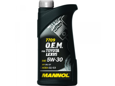 MANNOL 7709 O.E.M. 5W-30 for Toyota Lexus 1L от MANNOL MANNOL 7709 O.E.M. 5W-30 for Toyota Lexus 1L